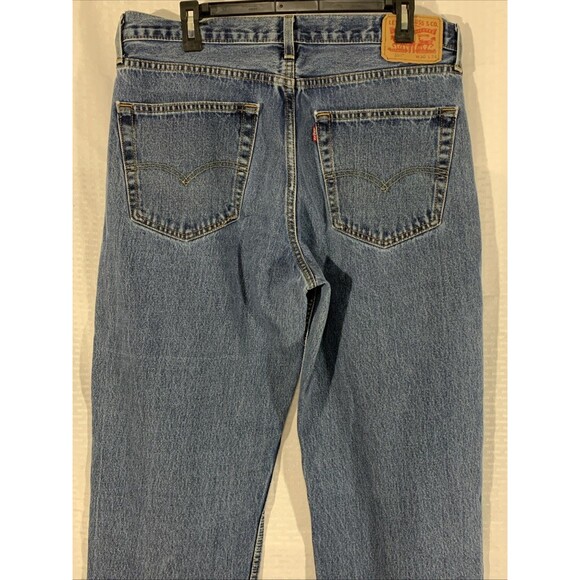 Levi’s 550 Relaxed Fit Straight Leg Jeans Mens 36x34 Excellent - Picture 5 of 10